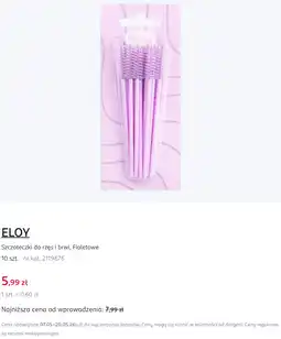 Rossmann ELOY Szczoteczki do rzęs i brwi, Fioletowe oferta