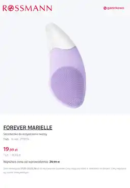 Rossmann Forever Marielle szczoteczka do oczyszczania twarzy oferta