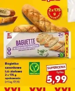 Kaufland Bagietka czosnkowa lub ziołowa oferta