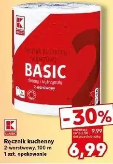 Kaufland Ręcznik kuchenny 2-warstwowy, 100 m oferta