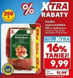 Kaufland Szynka szwarcwaldzka oferta