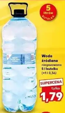 Kaufland Woda źródlana niegazowana oferta