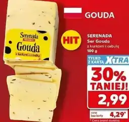 Kaufland Serenada Ser Gouda z kurkami i cebulą oferta