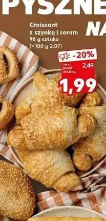 Kaufland Croissant z szynką i serem oferta