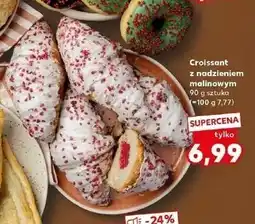 Kaufland Croissant z nadzieniem malinowym oferta