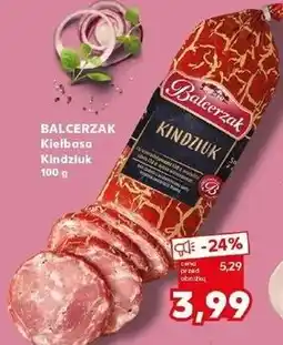 Kaufland BALCERZAK Kiełbasa Kindziuk oferta