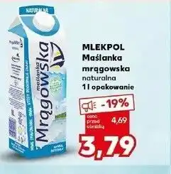 Kaufland MLEKPOL Maślanka mrągowska naturalna oferta