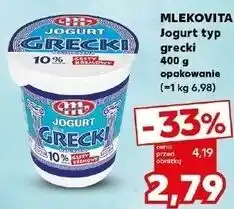 Kaufland MLEKOVITA Jogurt typ grecki oferta