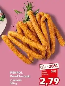 Kaufland PEKPOL Frankfurterki z serem oferta