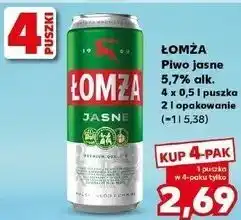 Kaufland ŁOMŻA Piwo jasne 5,7% alk. 4 oferta