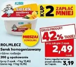 Kaufland ROLMLECZ Serek homogenizowany oferta