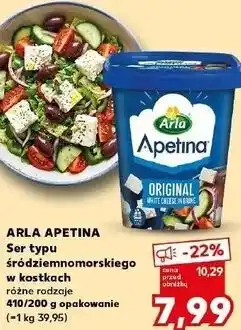 Kaufland ARLA APETINA Ser typu śródziemnomorskiego w kostkach oferta