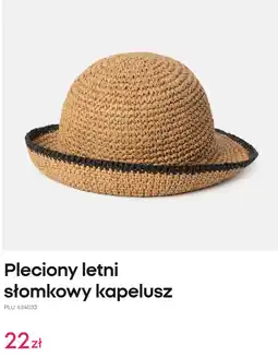Pepco Pleciony letni słomkowy kapelusz oferta