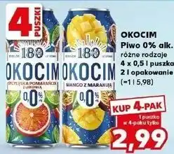 Kaufland OKOCIM Piwo 0% alk. różne rodzaje oferta