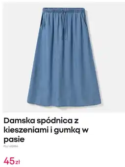 Pepco Damska spódnica z kieszeniami i gumką w pasie oferta