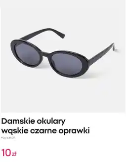 Pepco Damskie okulary wąskie czarne oprawki oferta