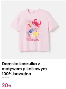 Pepco Damska koszulka z motywem piknikowym 100% bawełna oferta