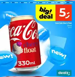 Dealz Napój gazowany Coca-Cola Cherry Float oferta