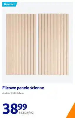 Action Filcowe panele ścienne 4-pak 30x60cm oferta