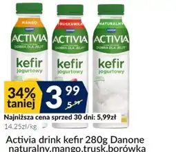 Sużyw Activia drink kefir oferta