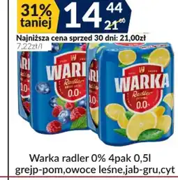 Sużyw Warka radler 0% oferta