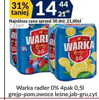 Sużyw Warka radler 0% oferta