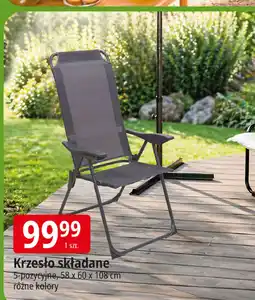 E.Leclerc Krzesło składane 5 pozycyjne oferta