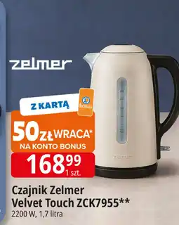 E.Leclerc Czajnik zck 17955 velvet touch Zelmer oferta