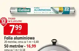 E.Leclerc Folia aluminiowa 50 m Wiodąca Marka Elembal oferta