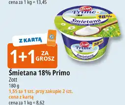 E.Leclerc Śmietana 18% Zott Primo oferta