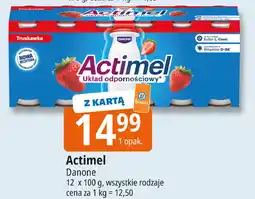 E.Leclerc Jogurt truskawka Danone Actimel oferta