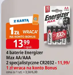 E.Leclerc Baterie aa Energizer Max oferta