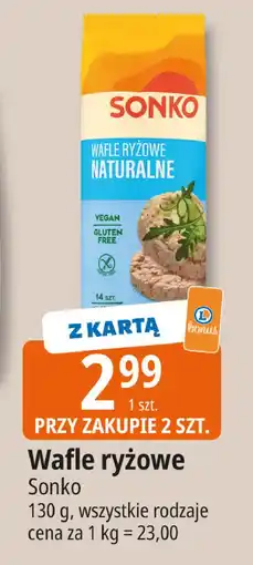 E.Leclerc Wafle ryżowe naturalne Sonko oferta