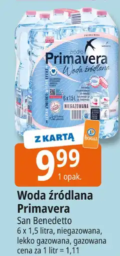 E.Leclerc Woda lekko gazowana Primavera oferta