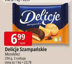 E.Leclerc Ciastka z galaretką pomarańczową Delicje Szampańskie oferta