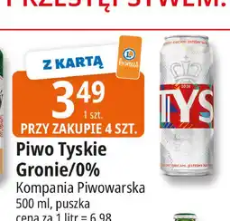 E.Leclerc Piwo Tyskie 0.0% oferta