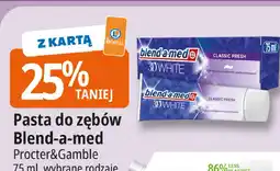 E.Leclerc Pasta do zębów classic fresh Blend-A-Med 3D White oferta