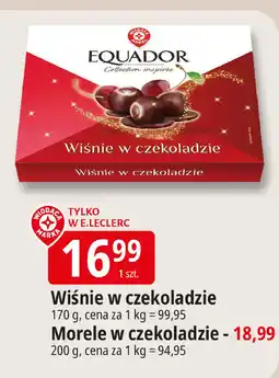 E.Leclerc Morele w czekoladzie Wiodąca Marka Equador oferta