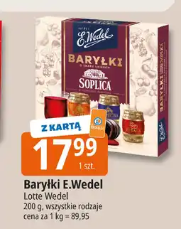 E.Leclerc Baryłki o smaku soplicy E. Wedel oferta