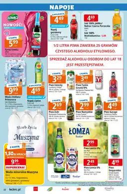 E.Leclerc Woda gazowana Muszyna Skarb Życia oferta