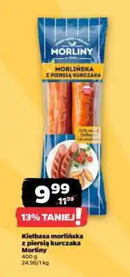 Netto Kiełbasa morlińska z piersią kurczaka Morliny oferta
