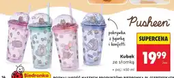 Biedronka Kubek ze słomką oferta