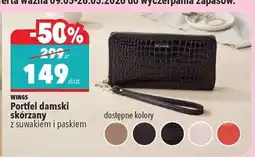 Biedronka Portfel damski skórzany oferta