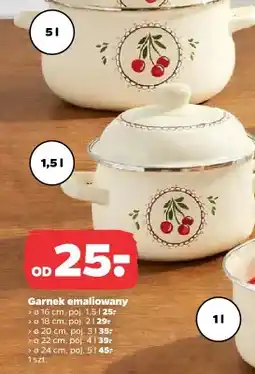 Netto Garnek emaliowany Florina ø24cm oferta