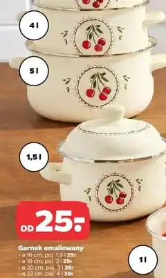 Netto Garnek emaliowany Florina ø22cm oferta