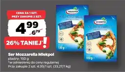 Netto Ser Mozzarella Mlekpol plastry oferta