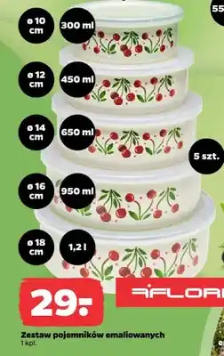 Netto Zestaw pojemników emaliowanych Florina oferta