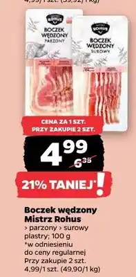 Netto Boczek wędzony surowy Mistrz Rohus oferta