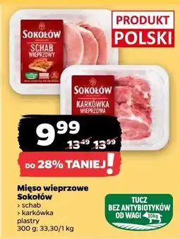 Netto Mięso wieprzowe karkówka Sokołów plastry oferta