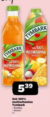 Netto Sok 100% multiwitamina Tymbark karton oferta